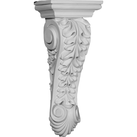 Ekena Millwork 6 1/8"W x 4 1/4"D x 14 1/2"H Jackson Single Leaf Drop Corbel COR06X04X14JA